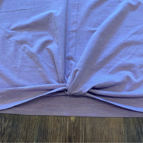 2 Gap Fit twist front tee shirts size med pink black cropped short sleeve crew - Picture 5 of 10